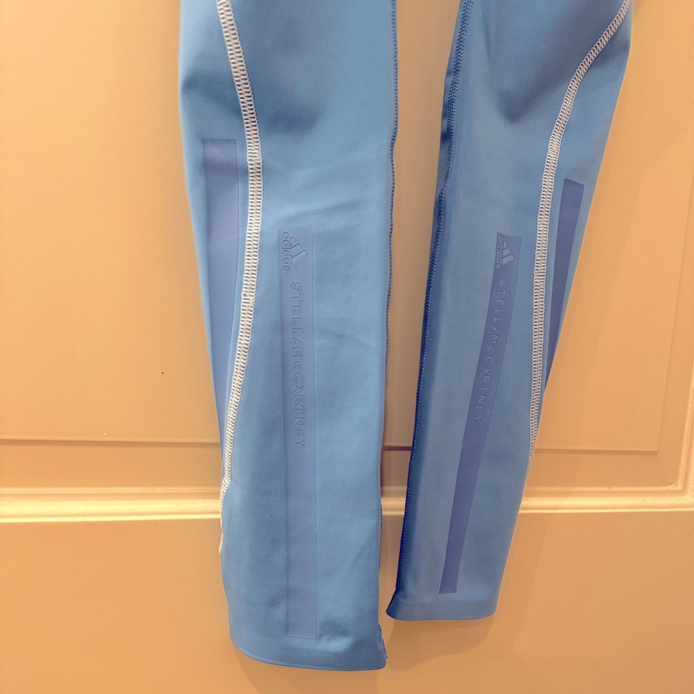 NWOT adidas by Stella McCartney high waist leggings blue - Picture 8 of 14